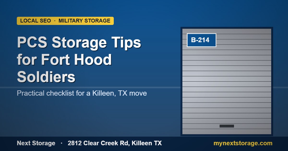 Soldier packing belongings for PCS move out of Fort Hood