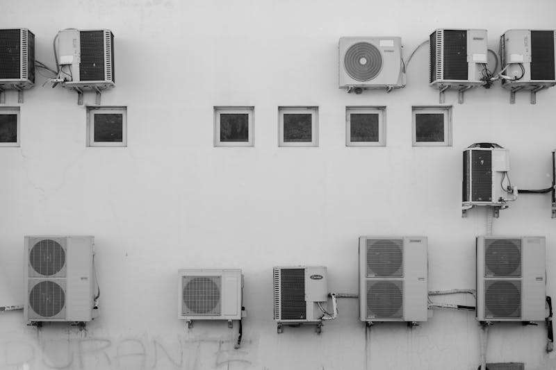 Climate controlled air conditioning units for storage protection